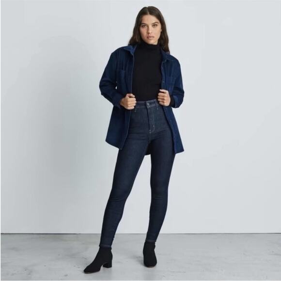 Everlane The Way High Clean Front Skinny Jeans Size 26x28 - Picture 1 of 10